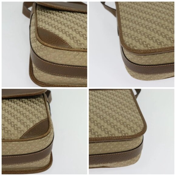 GUCCI Shoulder Bag Canvas Beige Gold 001 113 0613 Auth ep10753 - Picture 13 of 14